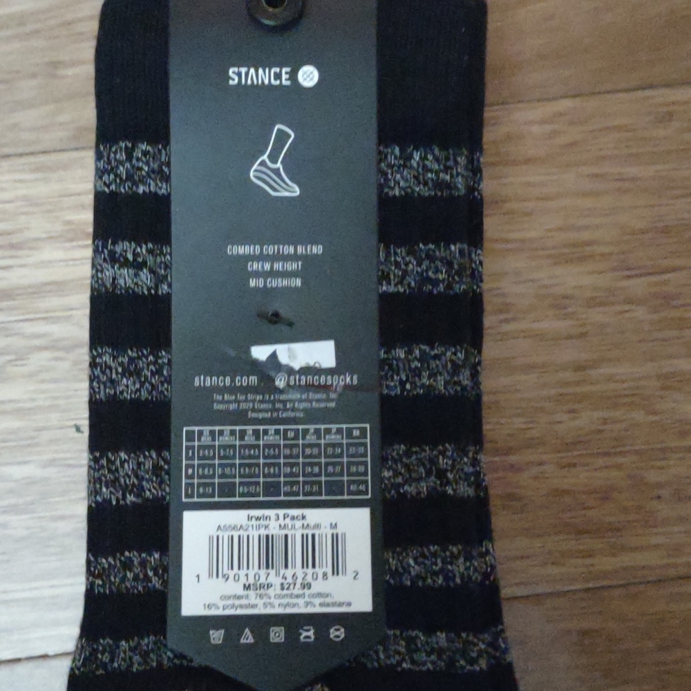 Stance socks 3 pk - Picture 3 of 4